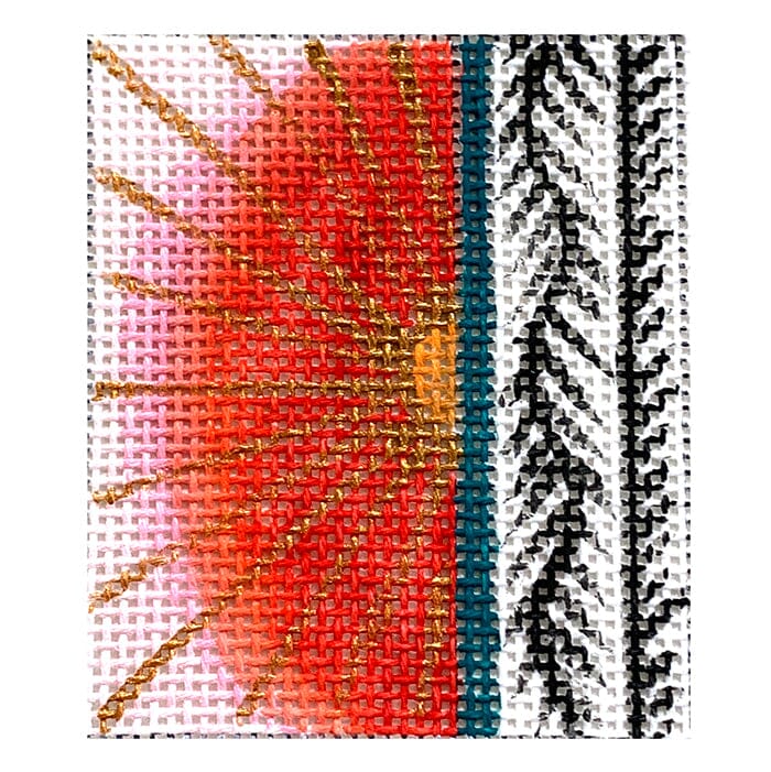 Red/Gold Sunburst Phone Wallet Insert