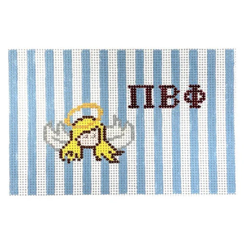 Pi Beta Phi with Angel on Stripes