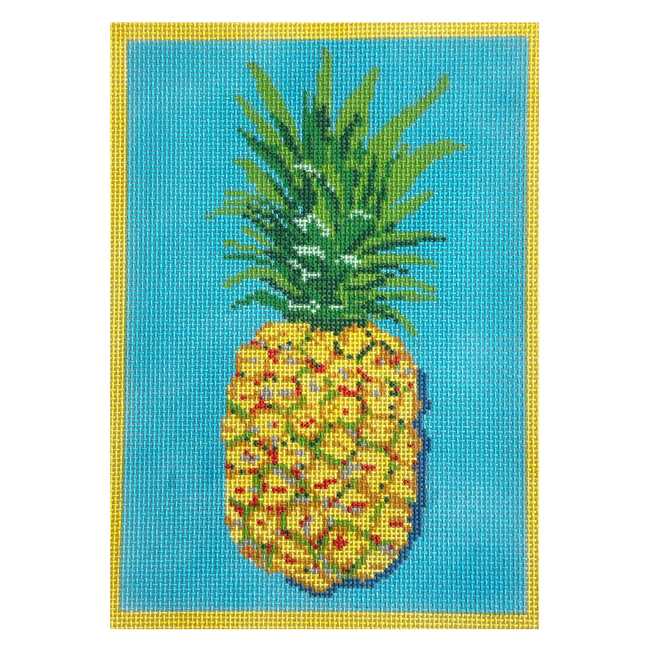 Pineapple on Blue