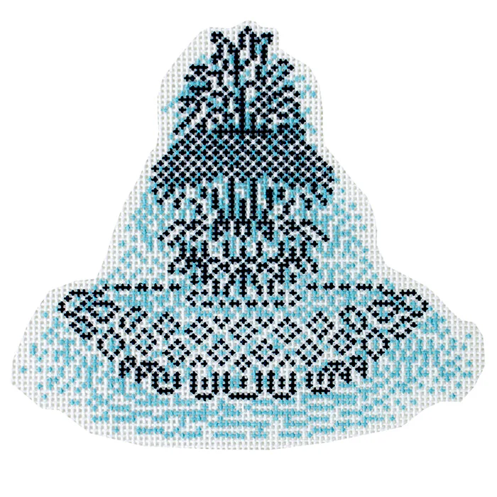 Pineapple Fountain in Blues