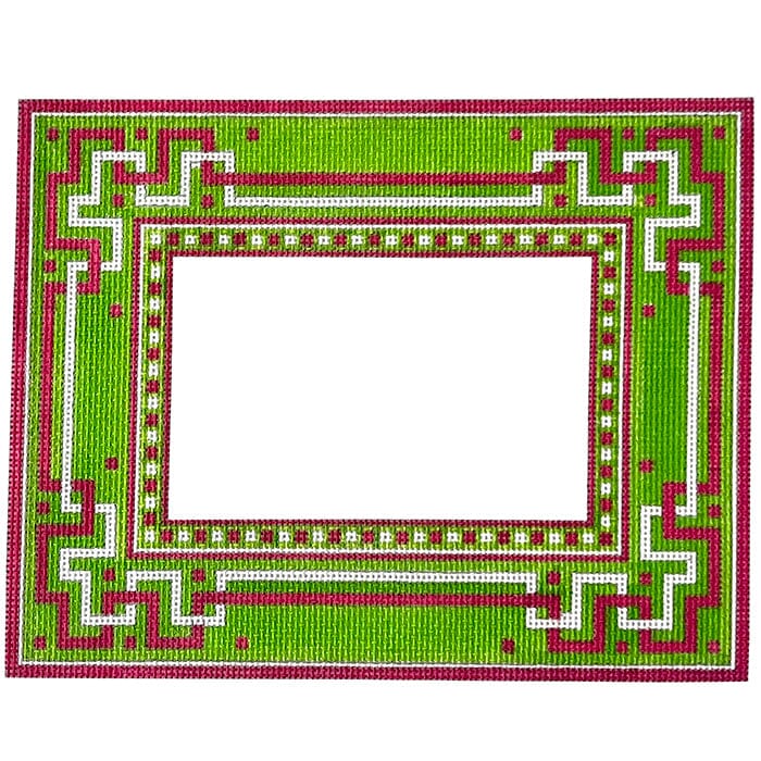 Pink and Green Picture Frame