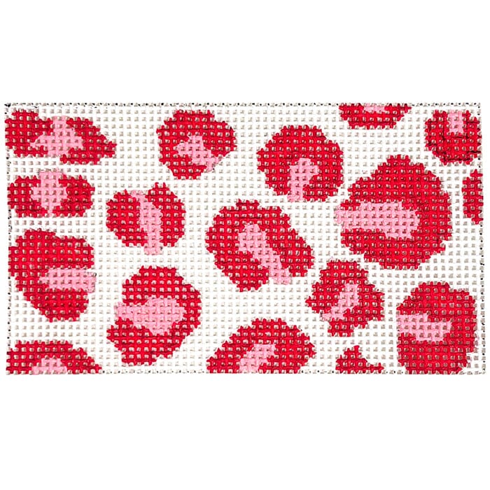 Pink and White Leopard Print Wallet Case