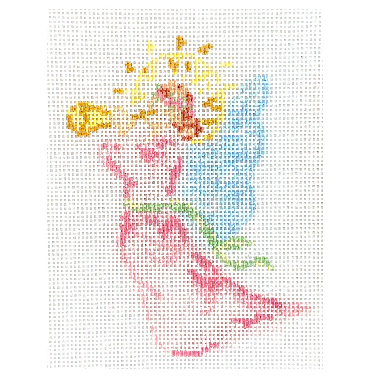 Pink Angel with Trumpet