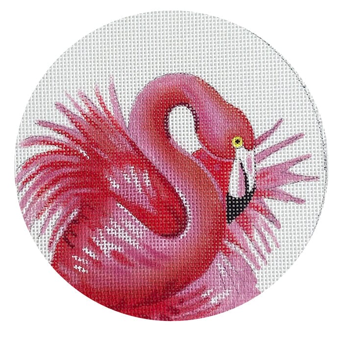 Pink Flamingo 5" Round