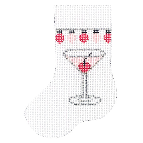 Pink Lady with Cherry Mini Stocking
