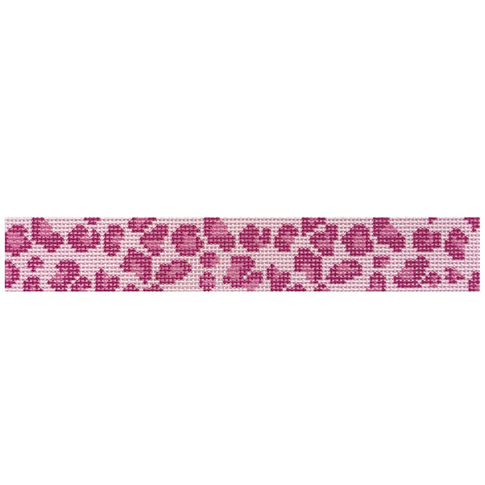 Pink Leopard Key Fob