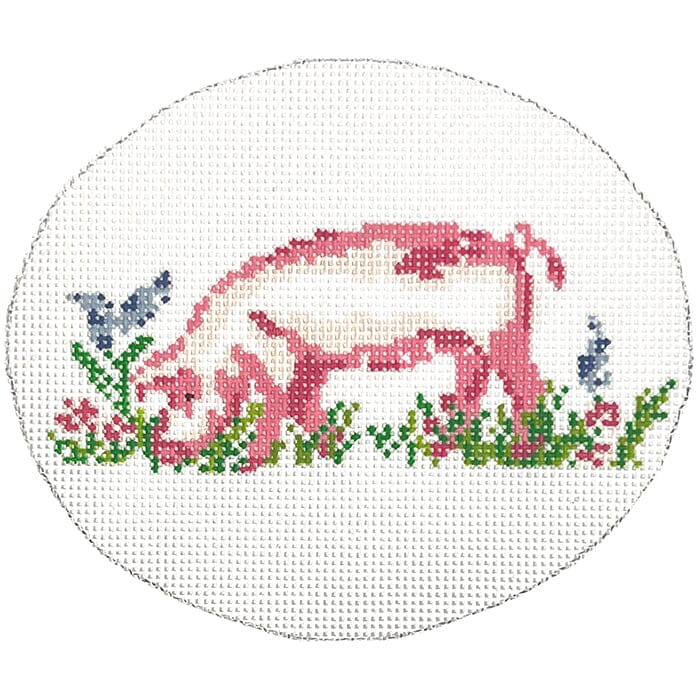 Pink Pig Oval