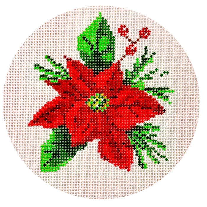 Pink Poinsettia Ornament