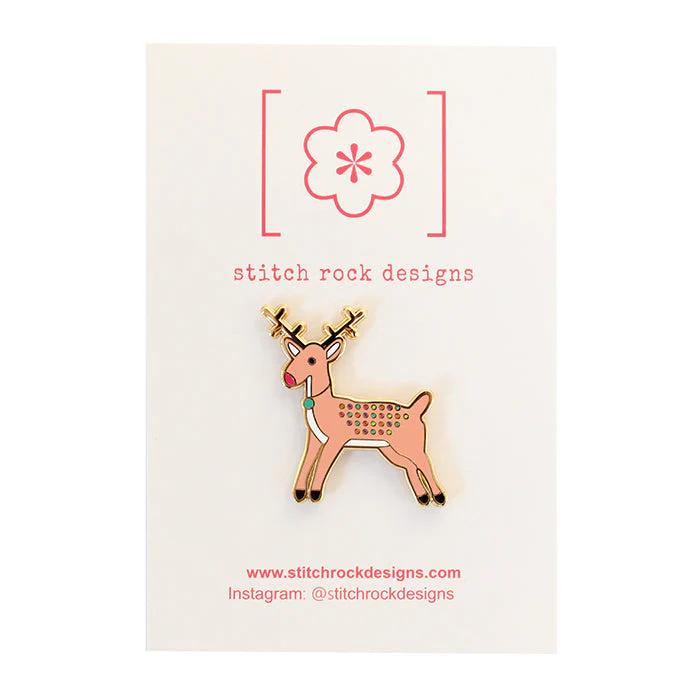 Pink Reindeer Needleminder