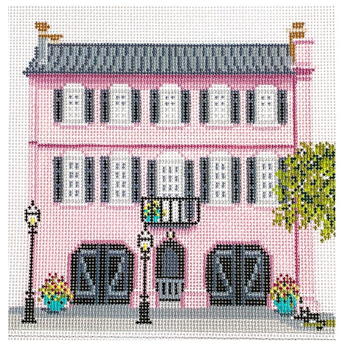 Pink Row House in Charleston on 13