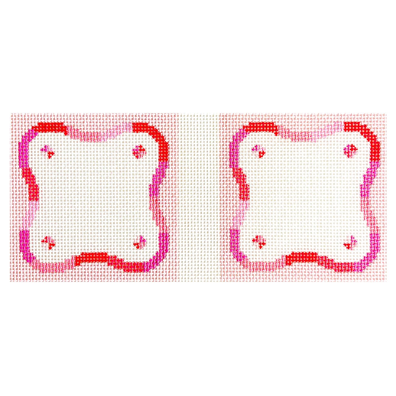 Pink Squiggle Coasters, Set of 2