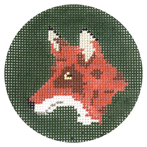 Fox Head 3" Round