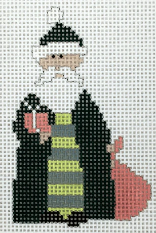 Wide Horizontal Stripe Santa
