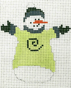 Swirl Snowman