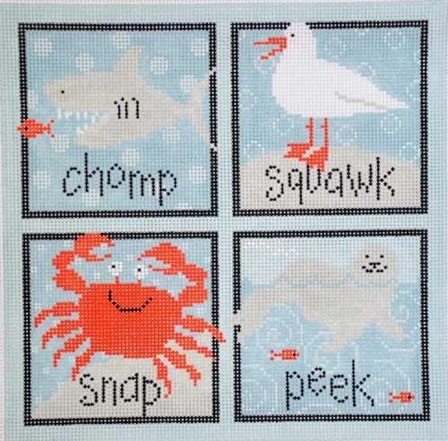 Sea Creatures Cushion