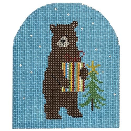 Bear with Checkered Package #2
