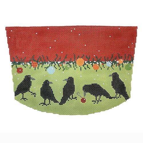 Crows Stocking Cuff