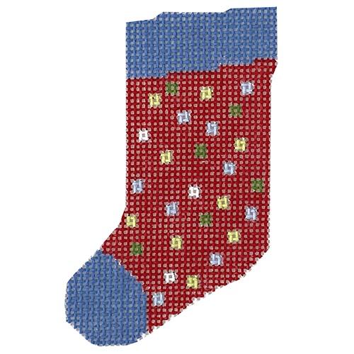 Mini Sock - Small Squares