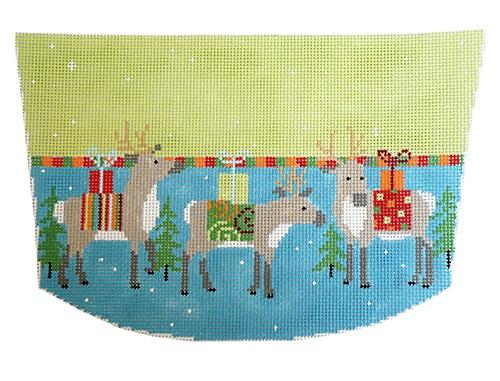 Reindeer Stocking Cuff