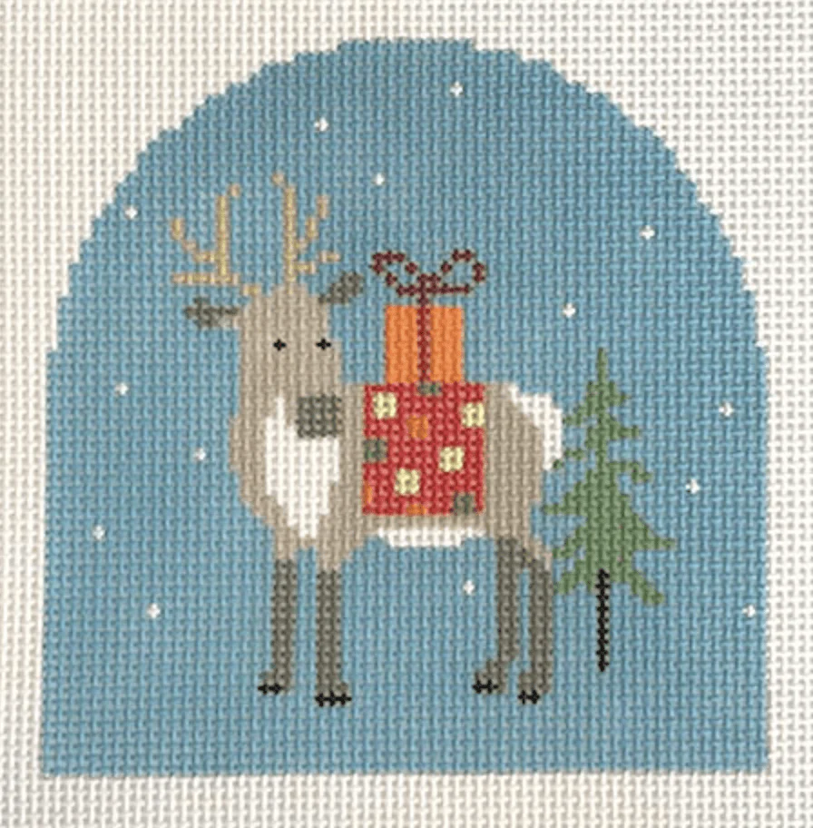 Reindeer with Orange Package