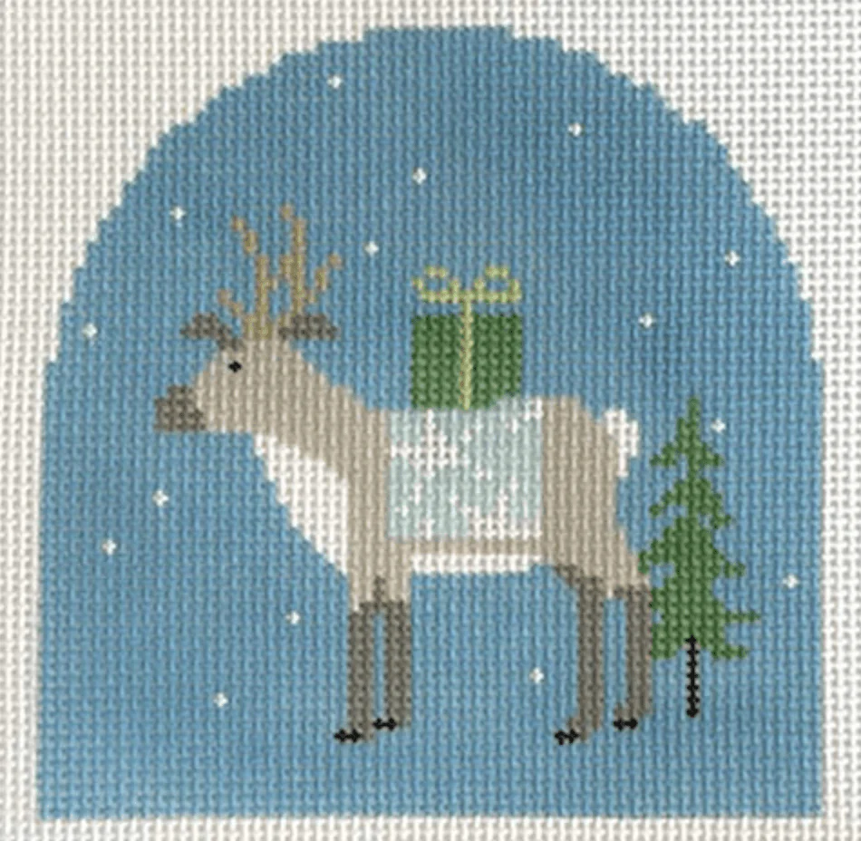 Reindeer with Star Blanket