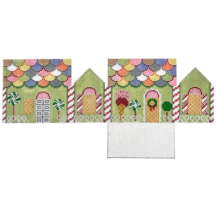 Pistachio & Neccos 3D Gingerbread House