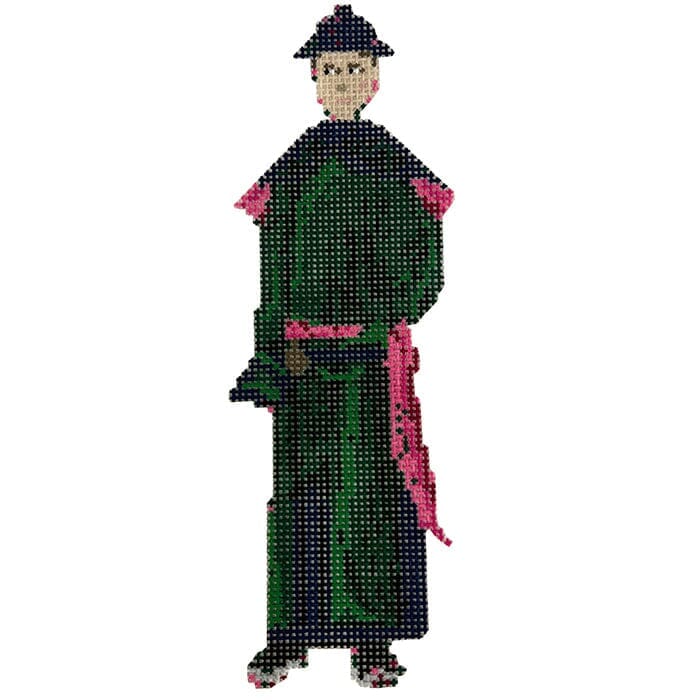 Pith Painting - Qing Dynasty Man