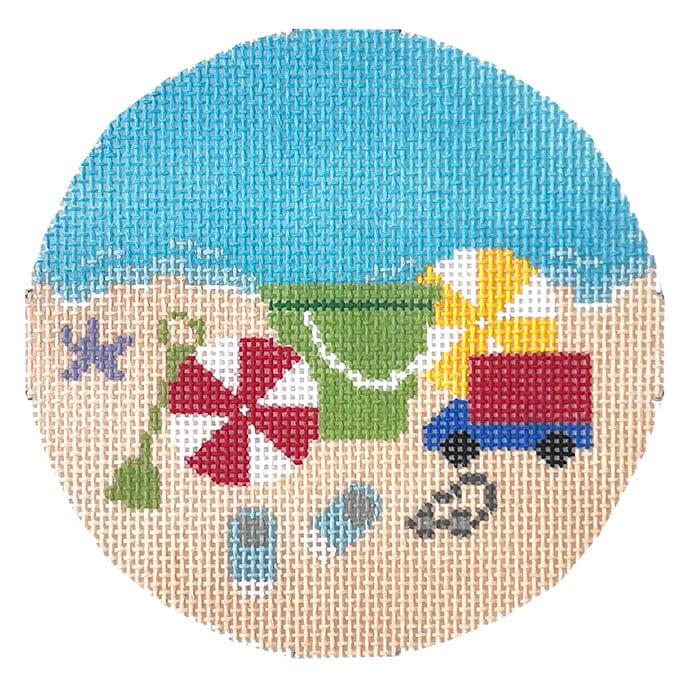 Playing in the Sand Ornament