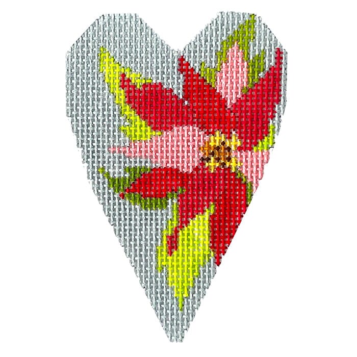 Poinsettia Heart