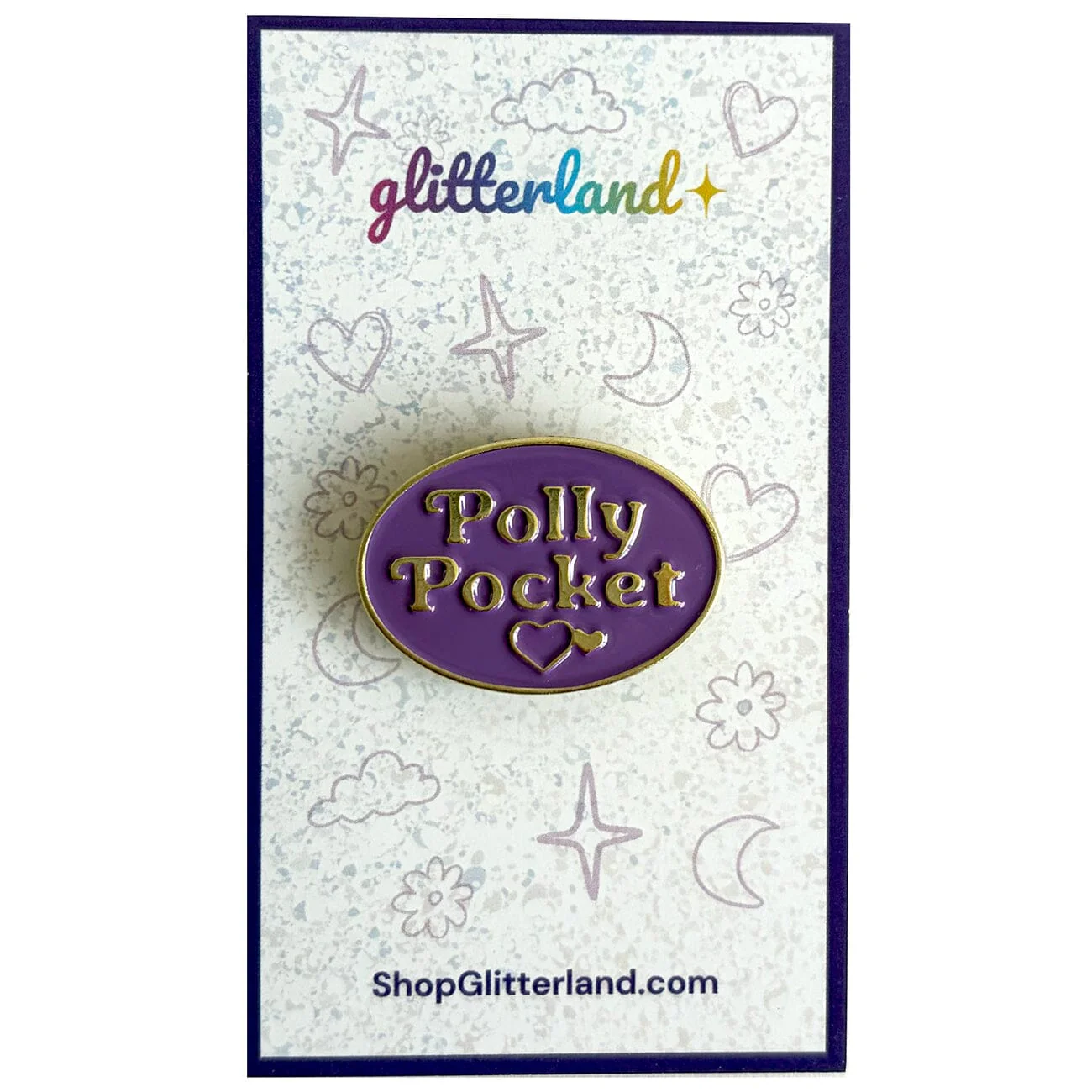 Polly Pocket Purple Needle Minder