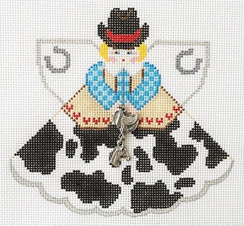 Pony Print Cowgirl Angel