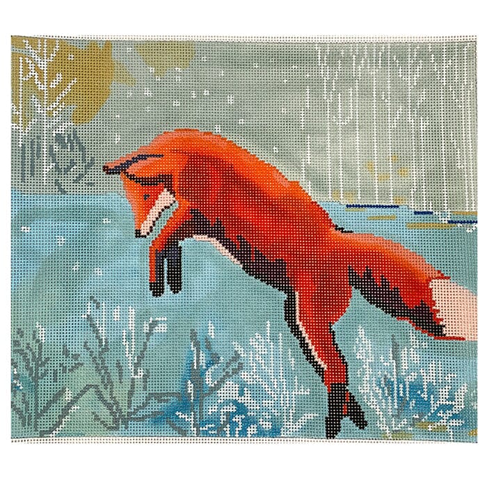 Pouncing Fox