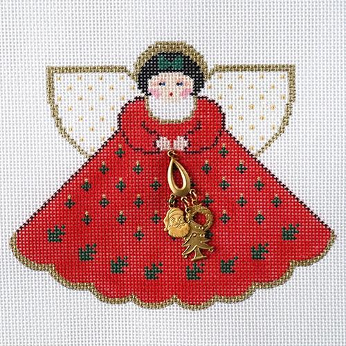 Merry Christmas Angel Red