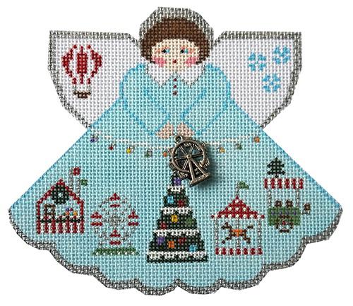 Christmas Festival Angel (Light Blue)
