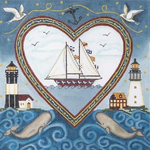 Tall Ship and Lighthouses