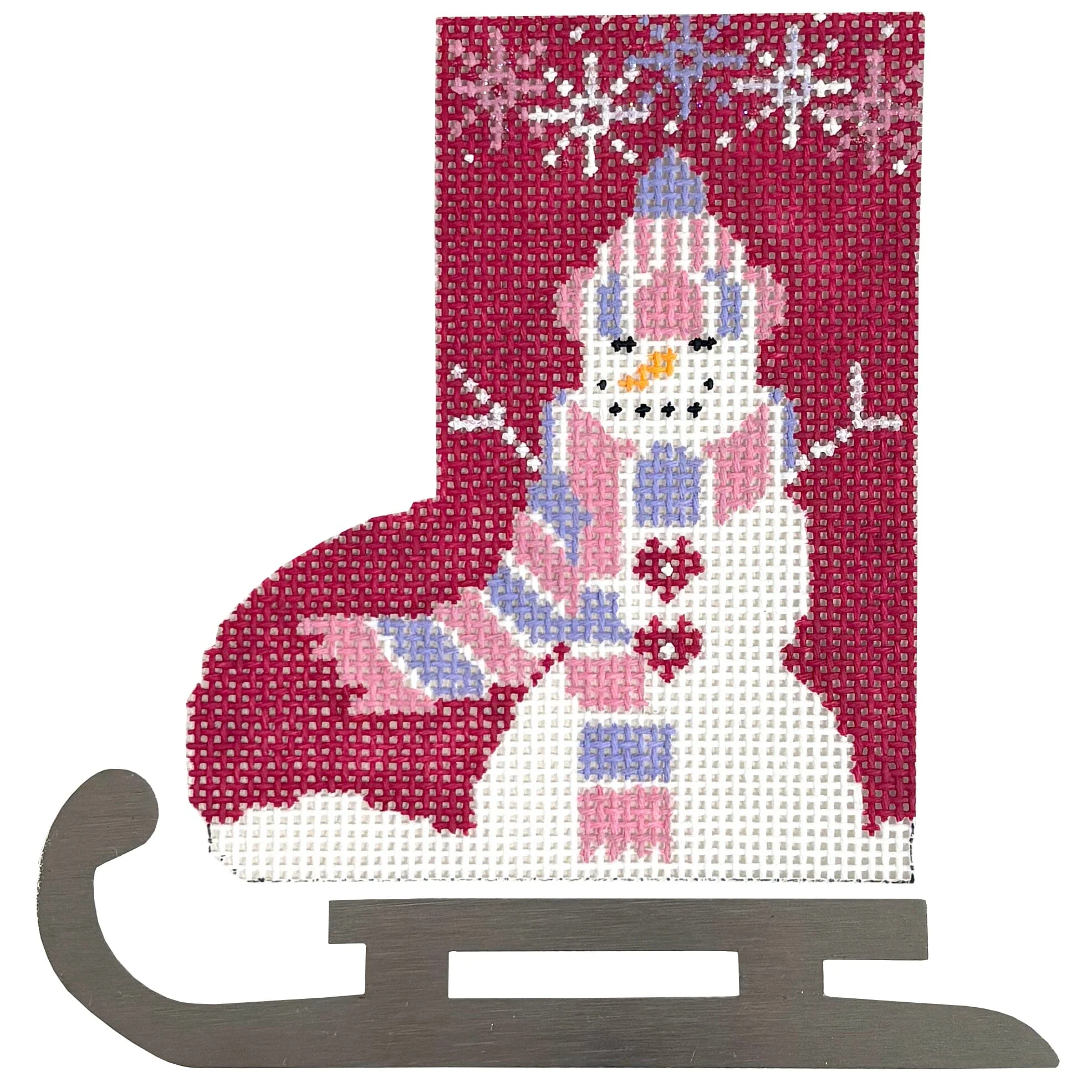 Pretty in Pink Mini Skate Ornament