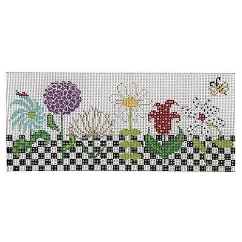Fantasy Flowers in a Garden