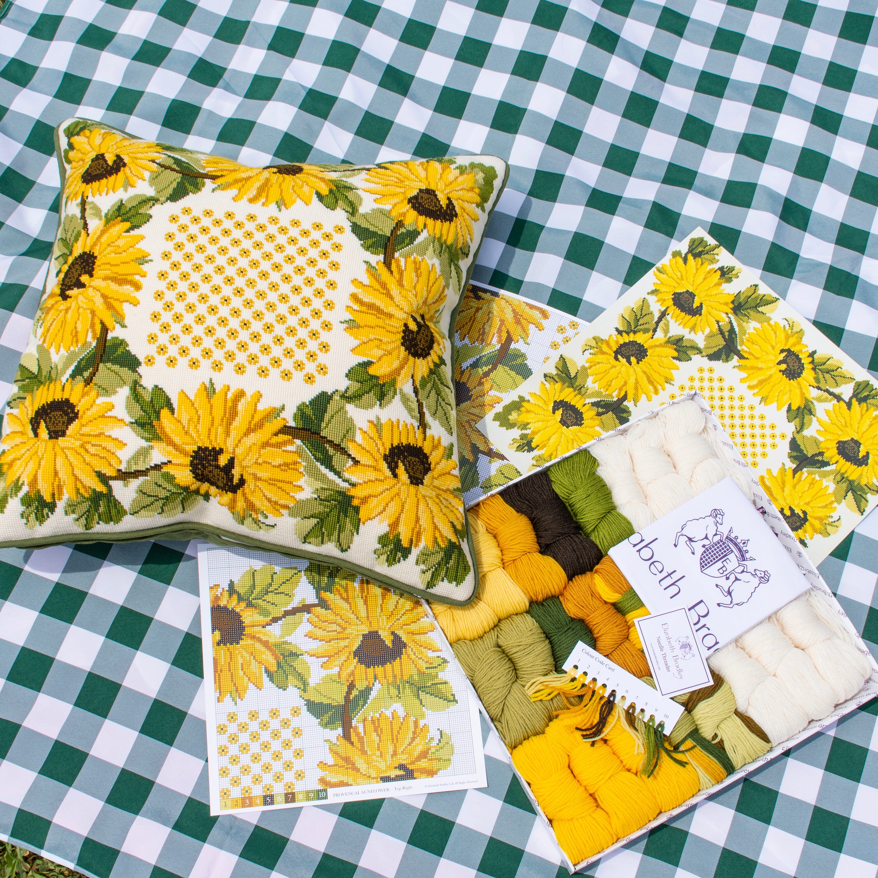 Provençal Sunflower Needlepoint Kit - Image 3