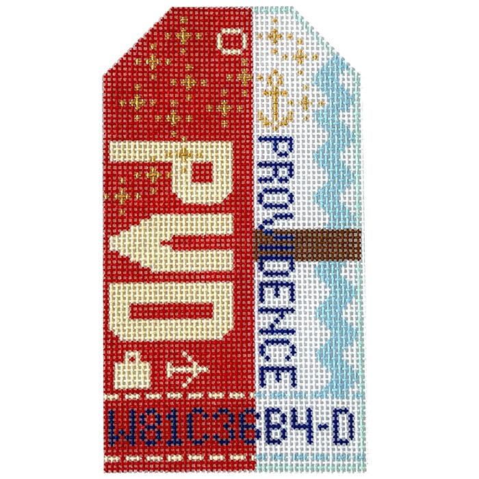 Providence PVD Retro Travel Tag