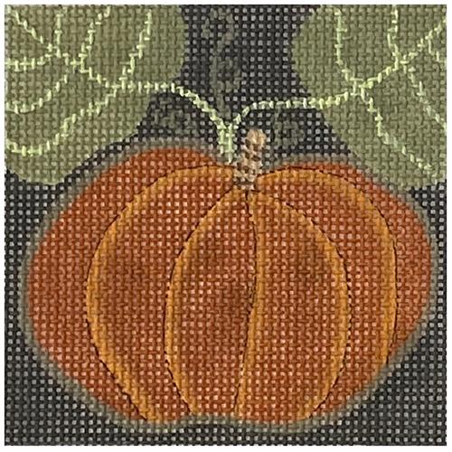 Pumpkin Square on Black