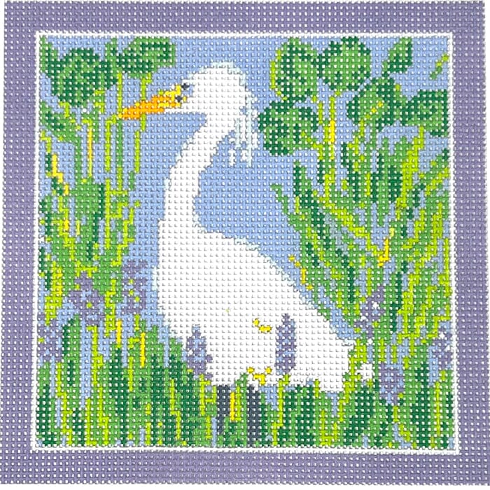 Purple Egret Square