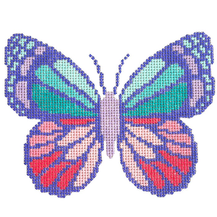 Purple Aqua Butterfly