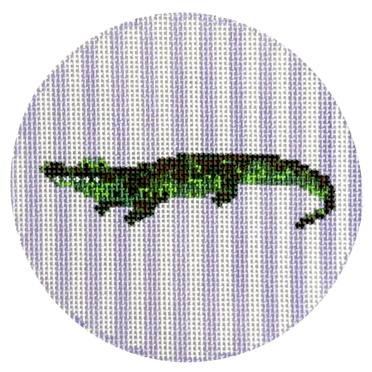Purple Striped Alligator Round