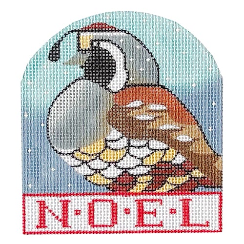 Quail Noel Ornament