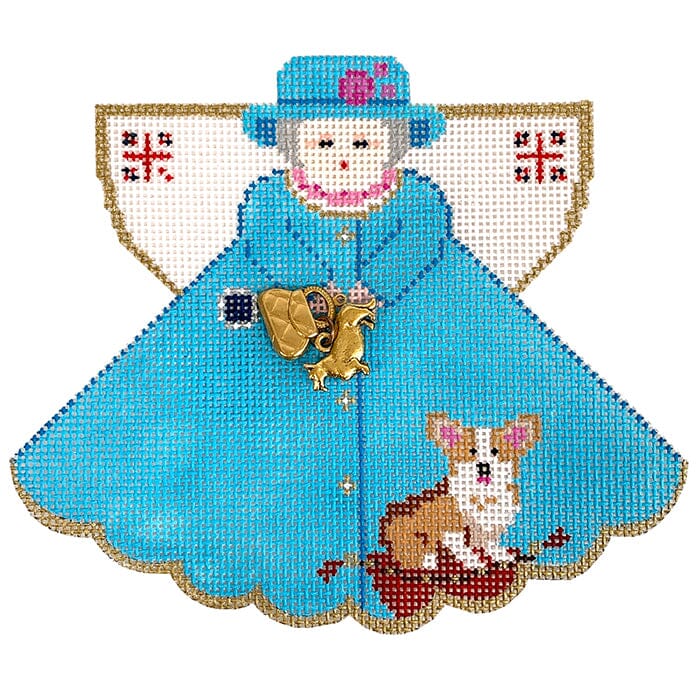 Queen and Her Corgi Angel