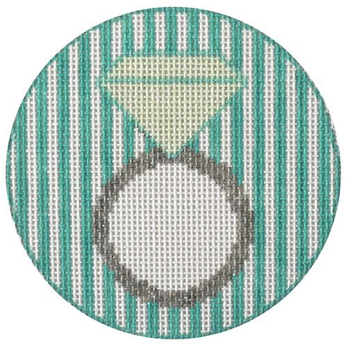 Diamond Ring Monogram Round