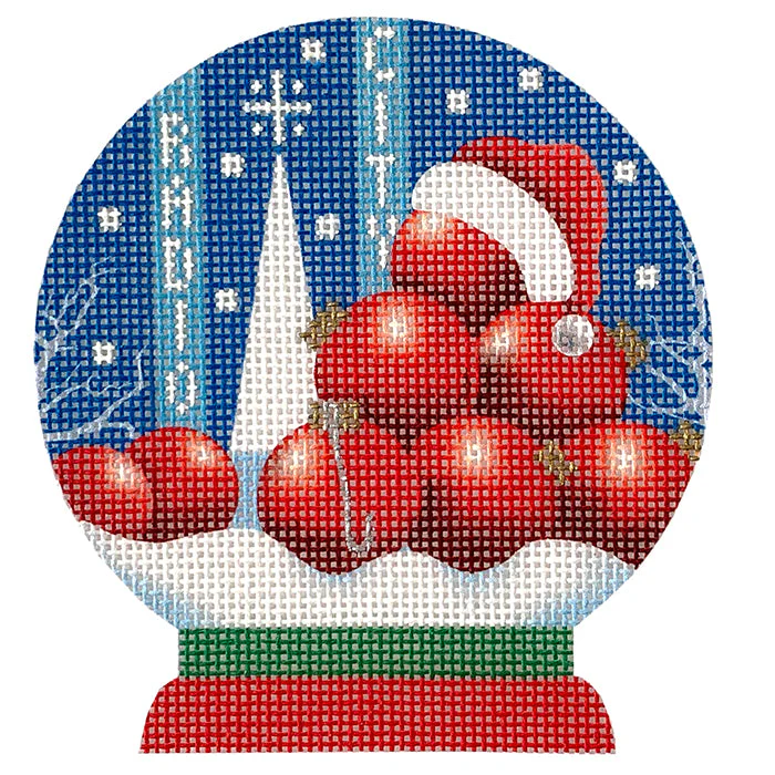 Radio City Christmas Balls Snowglobe