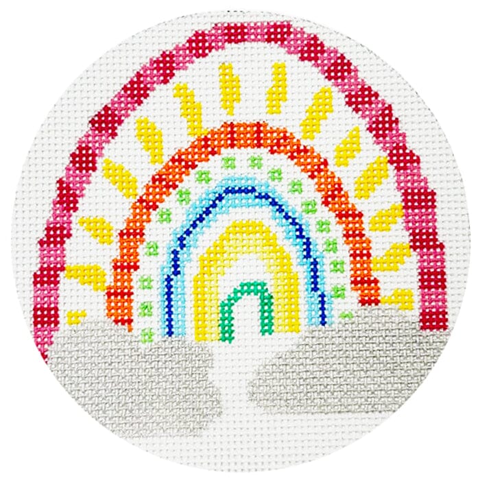 Rainbow Glittery Ornament