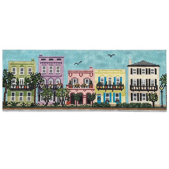 Charleston Row Pastel Houses on 18