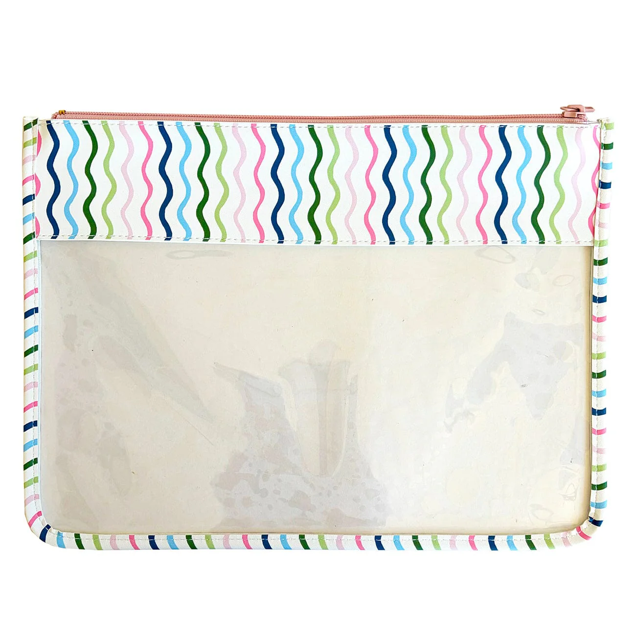 Rainbow Squiggle Peek Through Bag